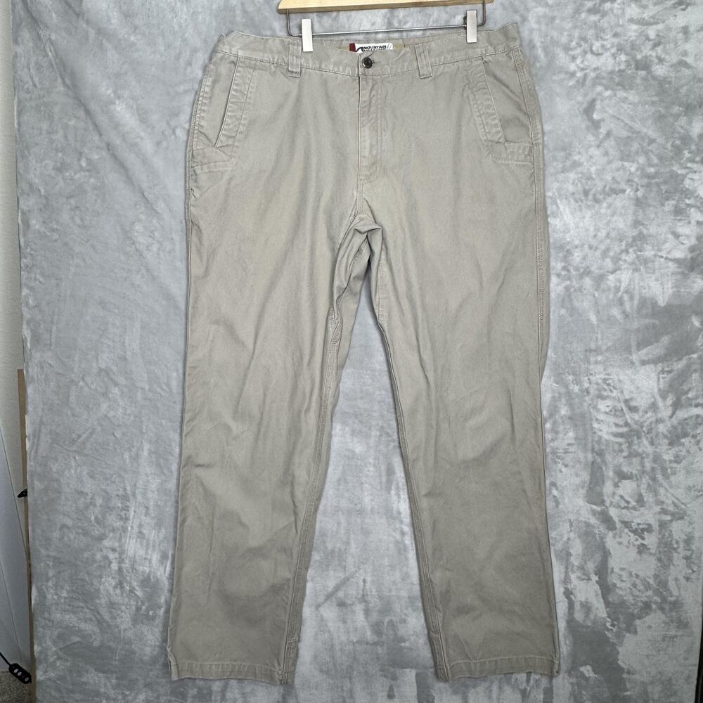 Mountain Khakis Pants Mens 40x34 Khaki Beige Relaxed Fit Chino Workwear Outdoor